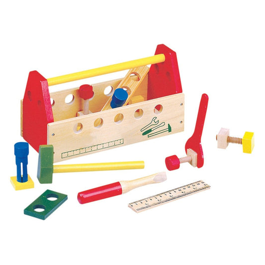 Mediniai žaislai darbo įrankių rinkinys, 3+