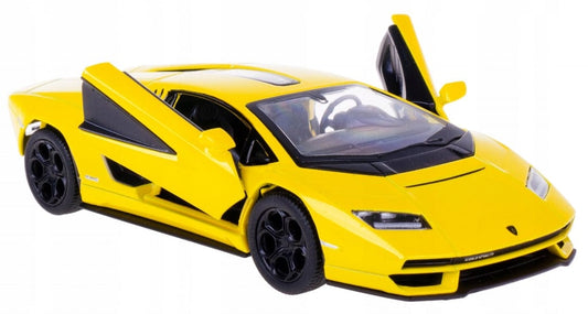 KiNSMART automobilis, Lamborghini Countach LPI 800-4, geltonas