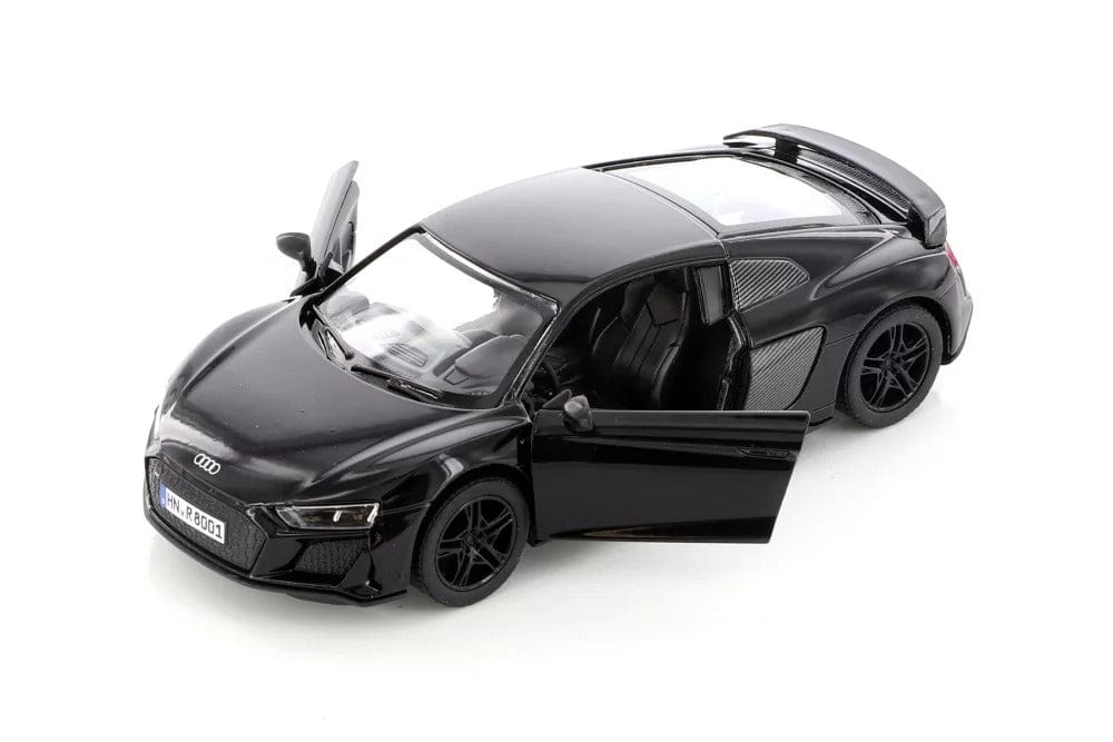 KiNSMART automobilis, 2020 Audi R8 Coupé, juodas