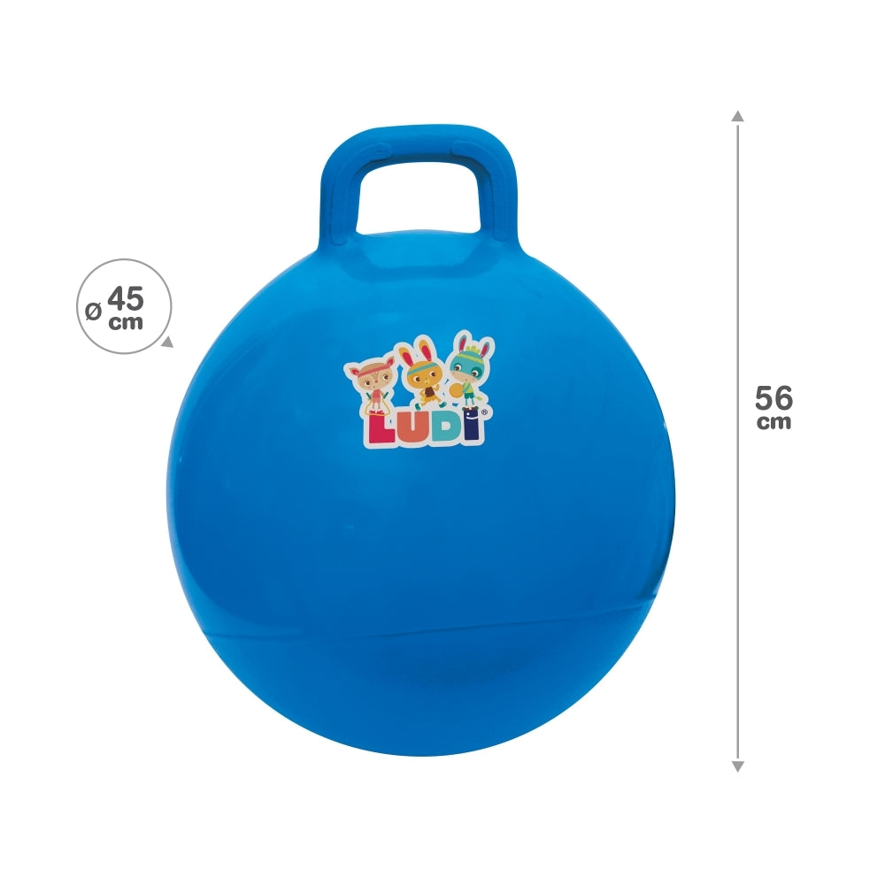 Šokliukas-šokinėjimo kamuolys, mėlynas 45 cm