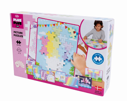 Konstruktorius PLUS PLUS - dėlionė, DIDELĖS, pastelinės, 60