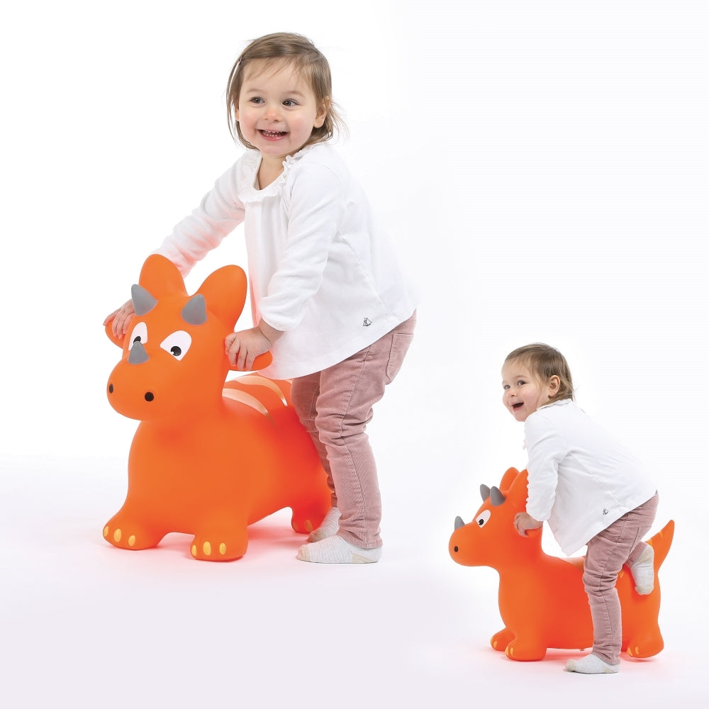 Šokliukas-šokinėjimo arkliukas-oranžinis