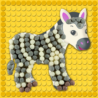 PlayMais žaidimas mozaika 2300, Zoologijos sodas