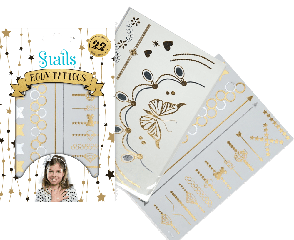 Snails Kūno Tatuiruotė Metalika
