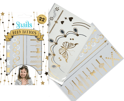 Snails Kūno Tatuiruotė Metalika