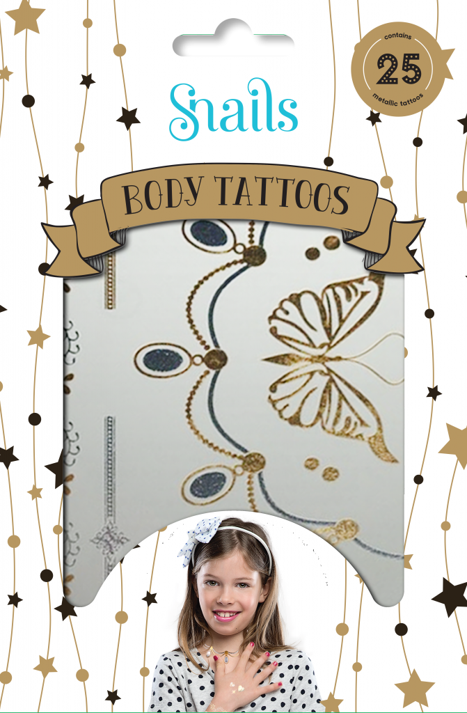 Snails Kūno Tatuiruotė Metalika