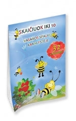 Knygelė "SKAIČIUOK IKI 10 Vasaros spalvų karalystėje"